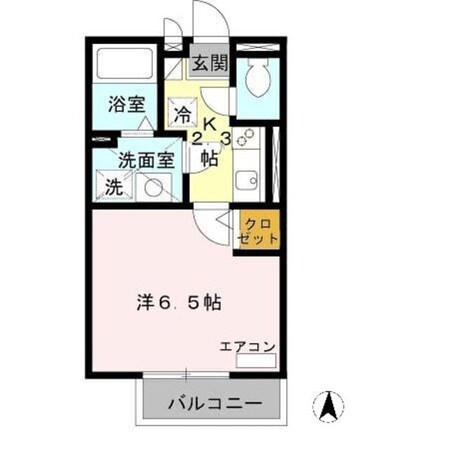 川西池田駅 徒歩6分 2階の物件間取画像